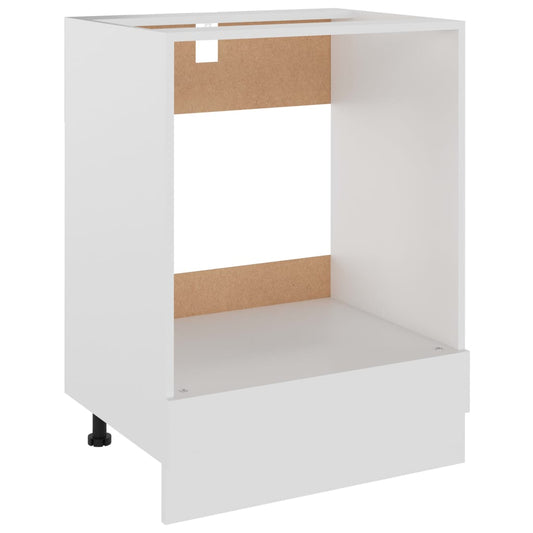 Herdumbauschrank Riga Weiß 60x46x81,5 cm Holzwerkstoff