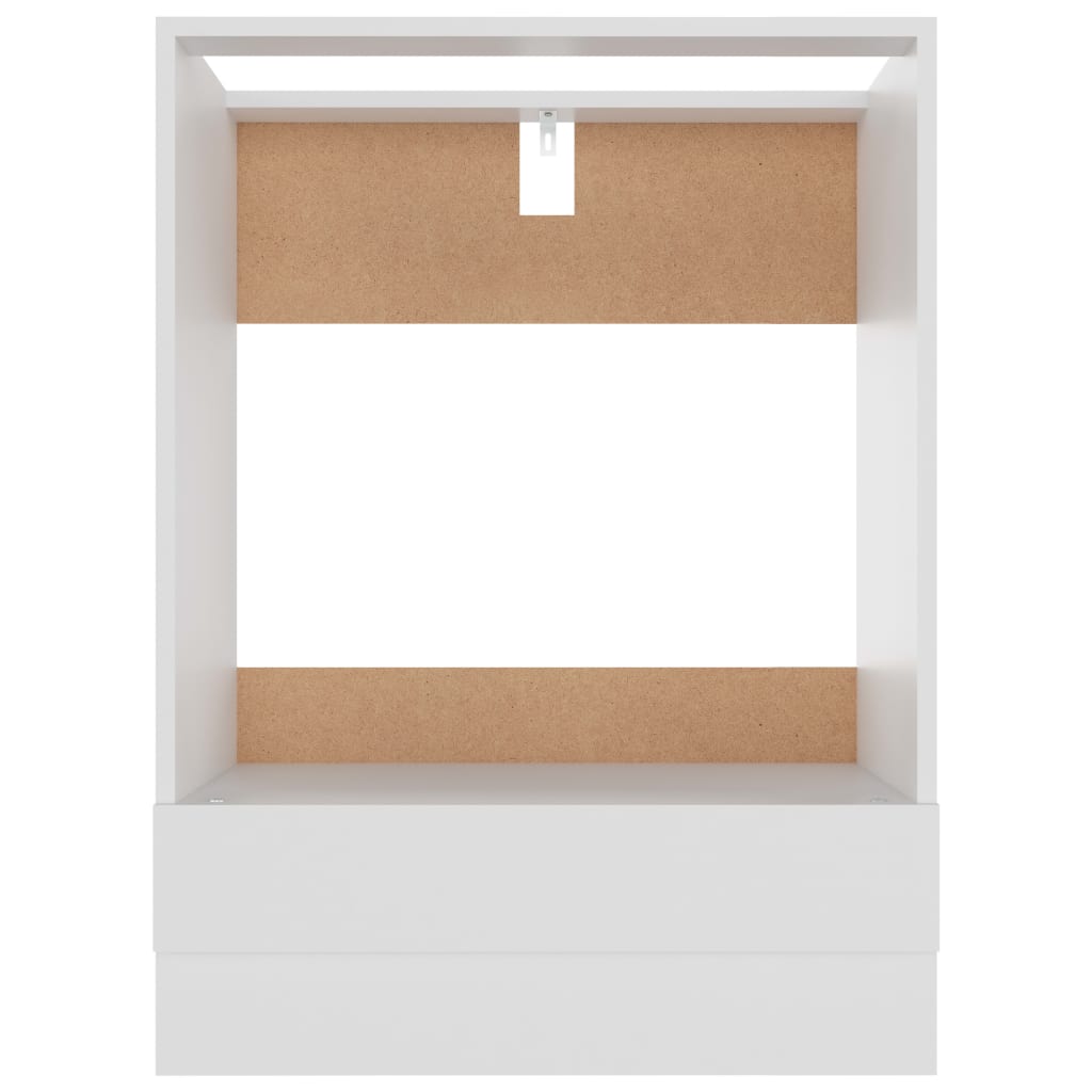 Herdumbauschrank Riga Weiß 60x46x81,5 cm Holzwerkstoff
