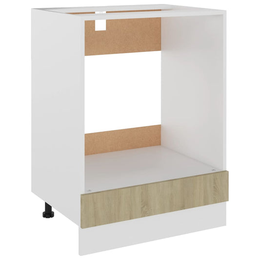 Herdumbauschrank Riga Sonoma-Eiche 60x46x81,5 cm Holzwerkstoff