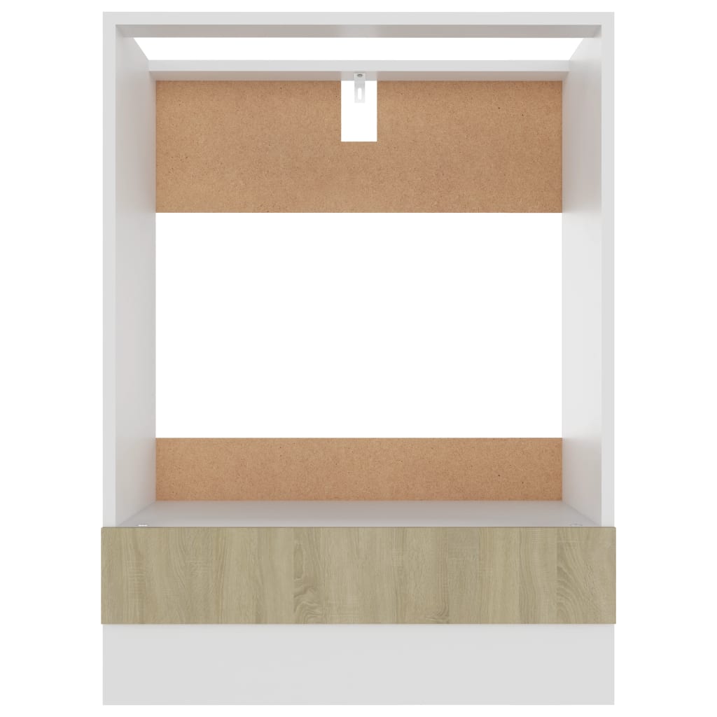 Herdumbauschrank Riga Sonoma-Eiche 60x46x81,5 cm Holzwerkstoff