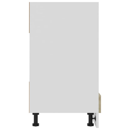 Herdumbauschrank Riga Sonoma-Eiche 60x46x81,5 cm Holzwerkstoff