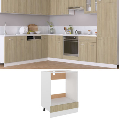Herdumbauschrank Riga Sonoma-Eiche 60x46x81,5 cm Holzwerkstoff