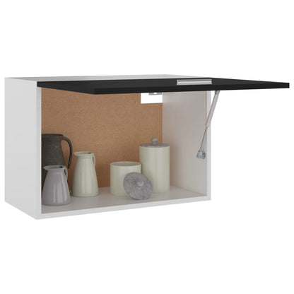 Hängeschrank Lyon Schwarz 60x31x40 cm Holzwerkstoff