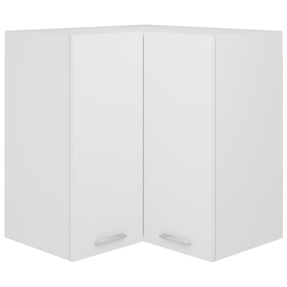Eckhängeschrank Lyon Weiß 57x57x60 cm Holzwerkstoff