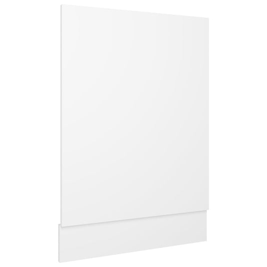 Opvaskemaskine panel hvid 45x3x67 cm træmateriale