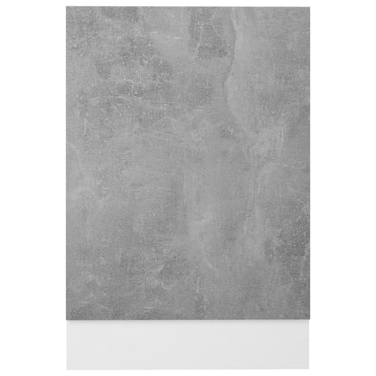 Geschirrspülerblende Betongrau 45x3x67 cm Holzwerkstoff