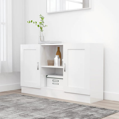 Skænk Hvid 120x30,5x70 cm Træ Materiale