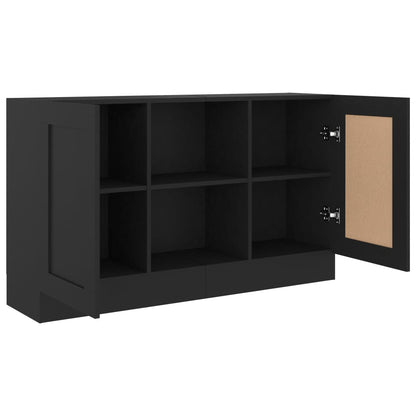 Skænk Sort 120x30,5x70 cm Træ Materiale