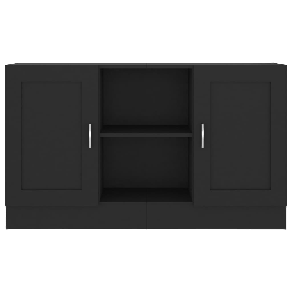 Skænk Sort 120x30,5x70 cm Træ Materiale