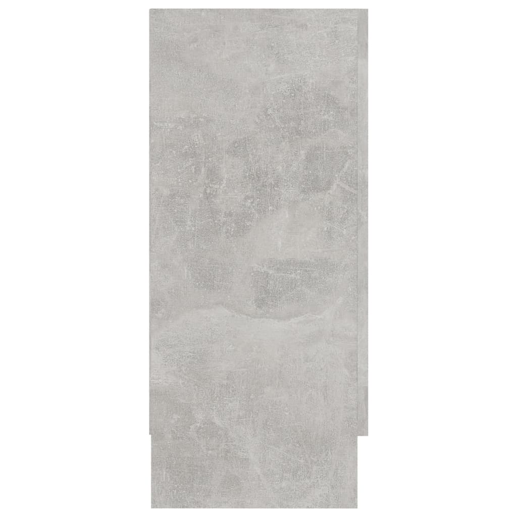 Skænk Beton Grå 120x30,5x70 cm Træ Materiale