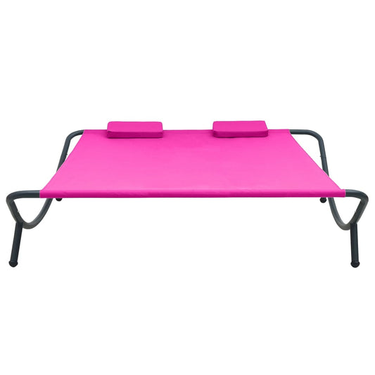 Sonnenliege Stoff Rosa
