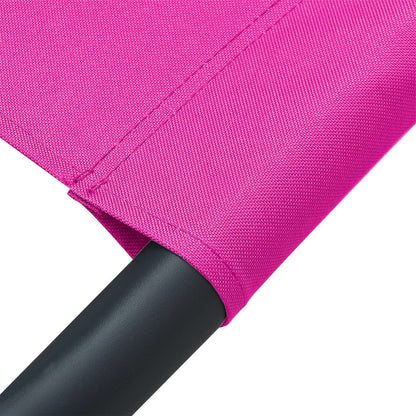Sonnenliege Stoff Rosa