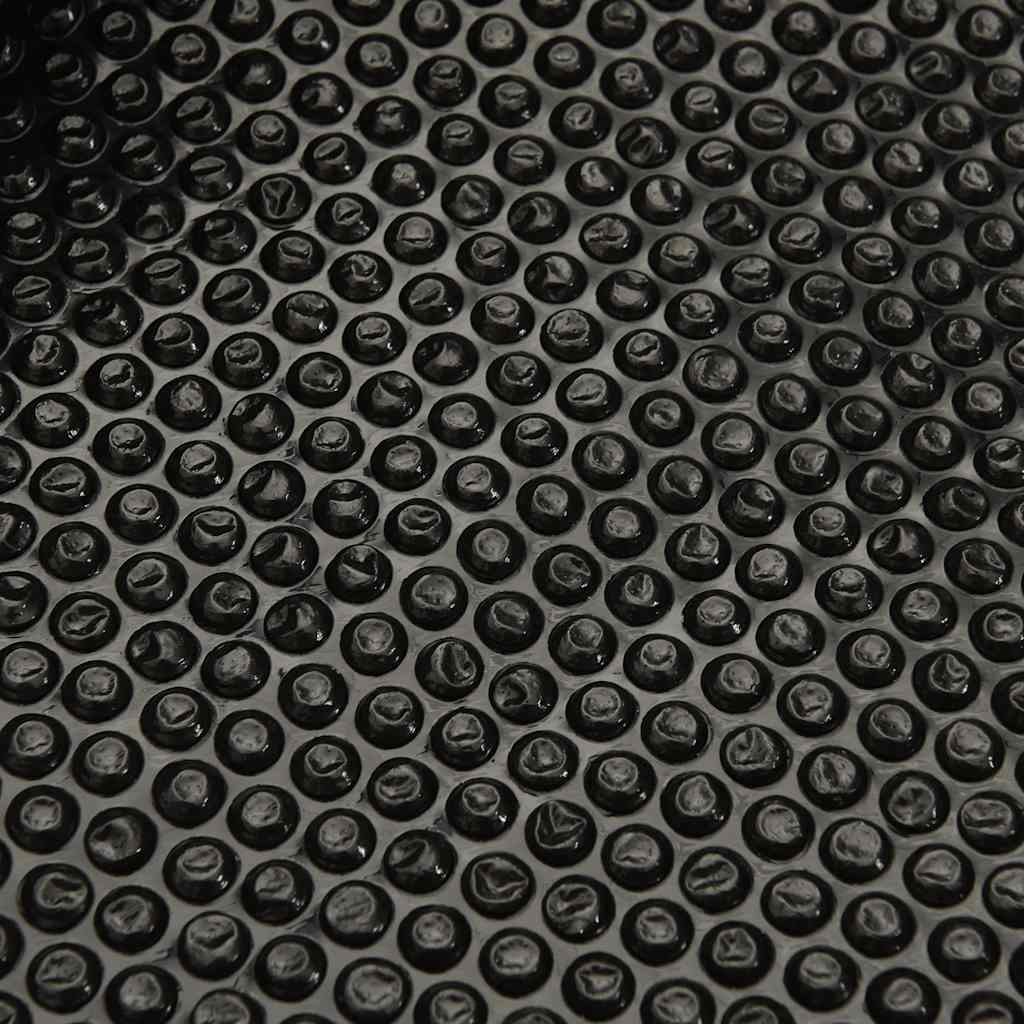 Rechteckige Poolabdeckung 800x500 cm PE Schwarz