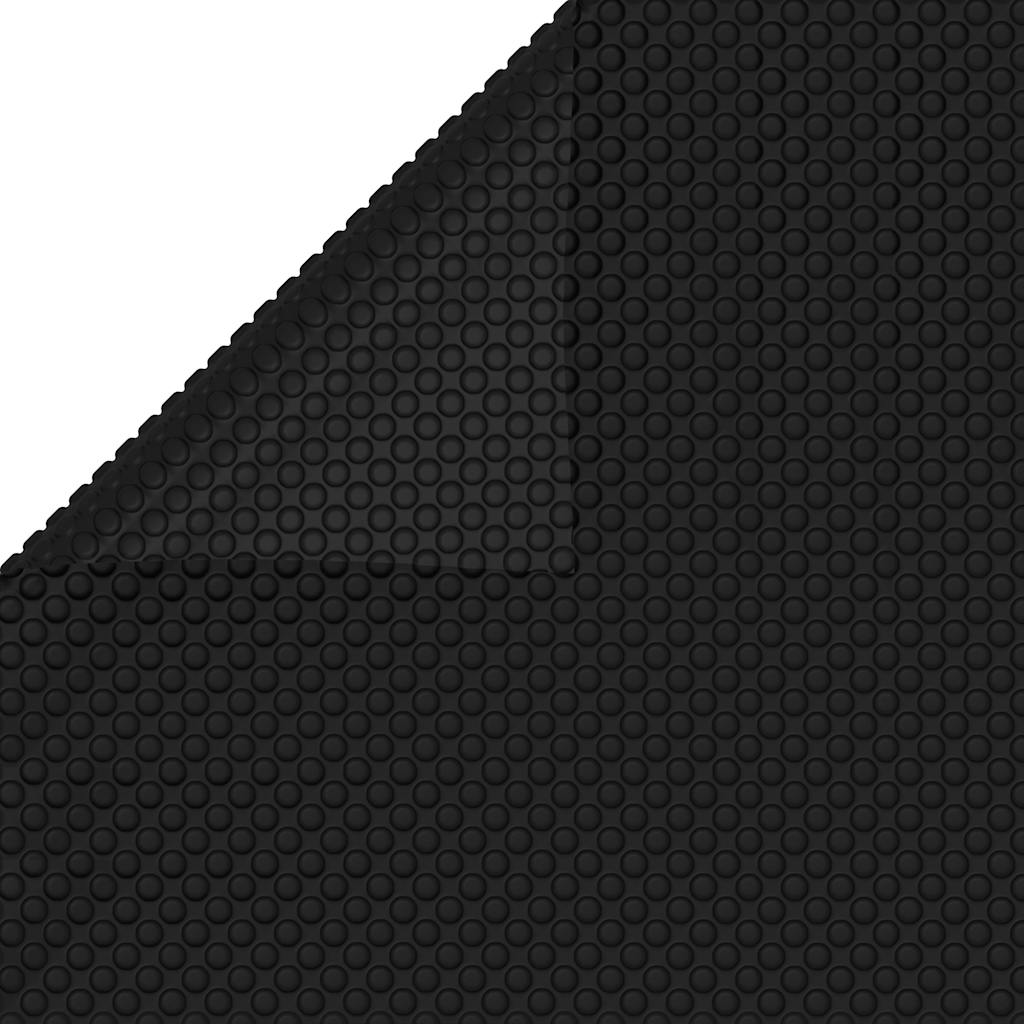 Rechteckige Poolabdeckung 1000x600 cm PE Schwarz