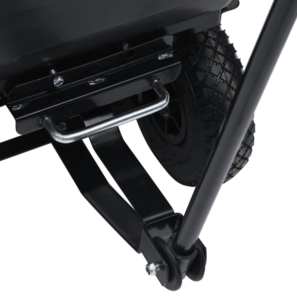 Garten-Kippwagen 300 kg 75 L Schwarz