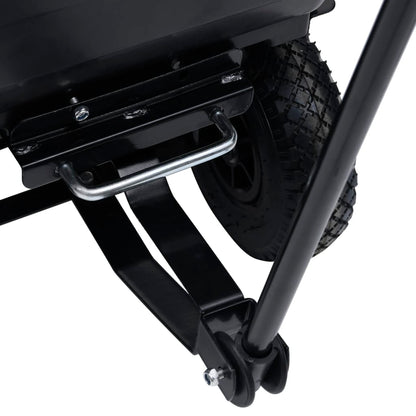 Garten-Kippwagen 300 kg 75 L Schwarz