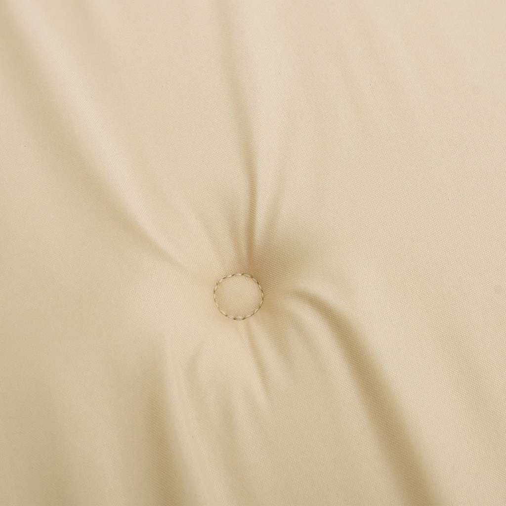 Gartenstuhl-Kissen 6 Stk. Beige 40x40x4 cm Oxford-Gewebe