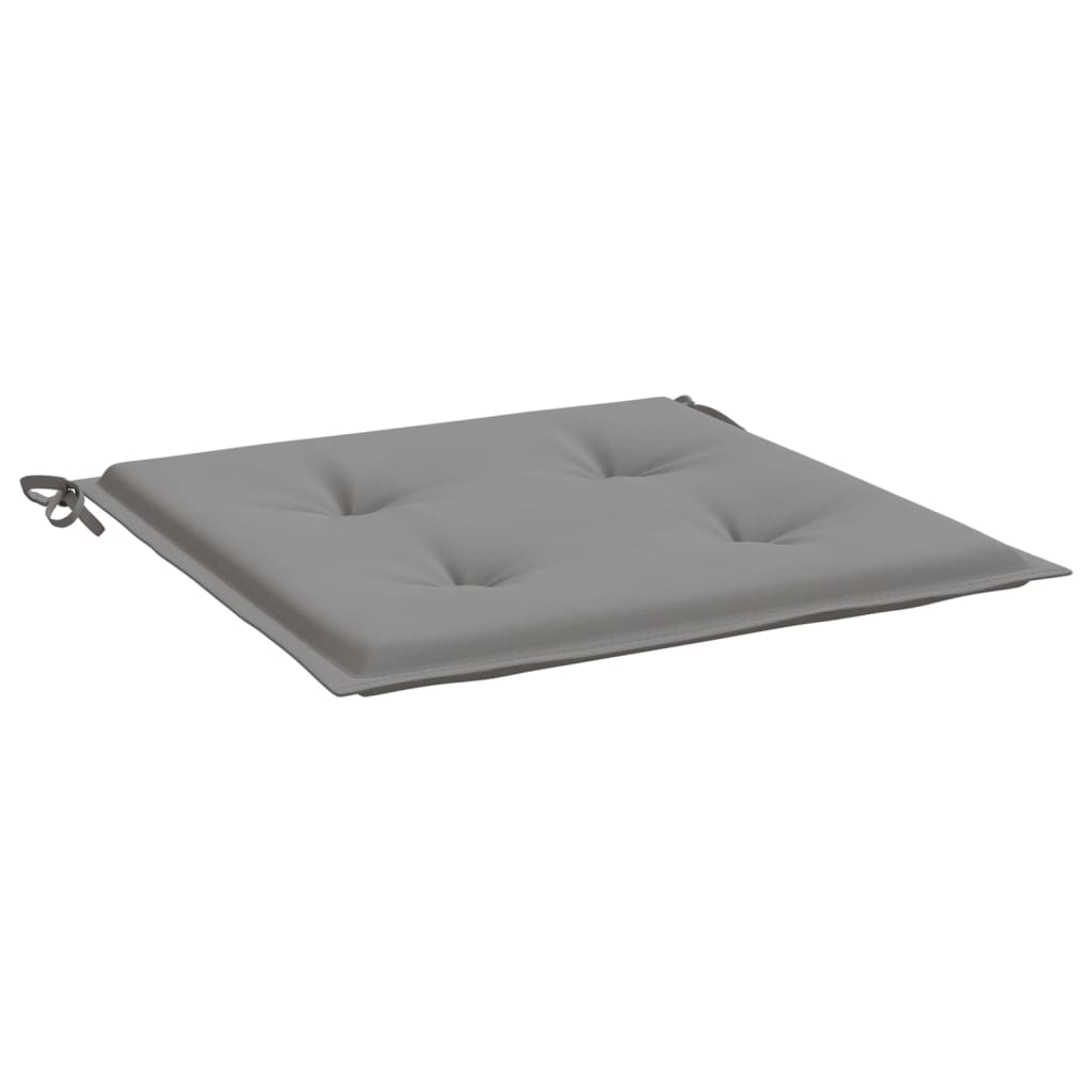 Gartenstuhl-Kissen 4 Stk. Grau 50x50x4 cm Oxford-Gewebe
