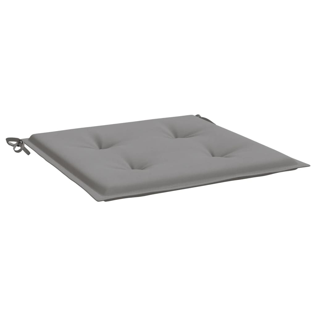 Gartenstuhl-Kissen 6 Stk. Grau 50x50x4 cm Oxford-Gewebe