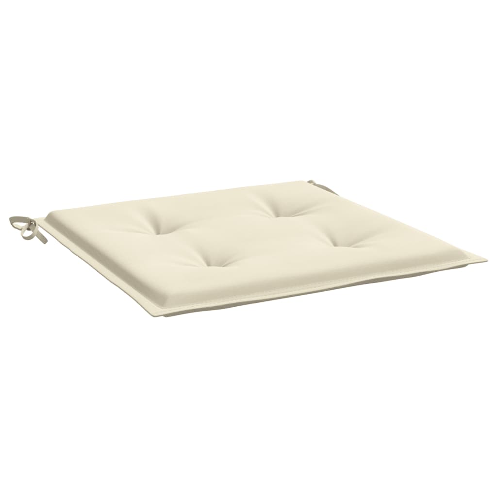 Gartenstuhl-Kissen 4 Stk. Creme 50x50x4 cm Oxford-Gewebe