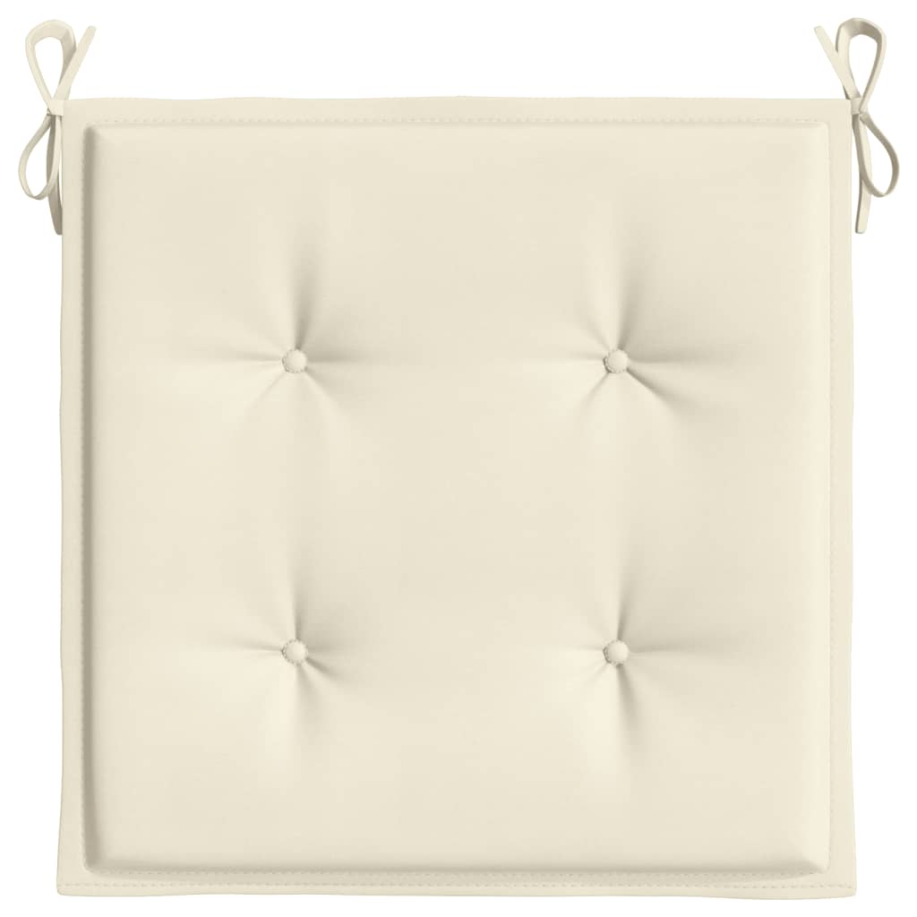 Gartenstuhl-Kissen 6 Stk. Creme 50x50x4 cm Oxford-Gewebe