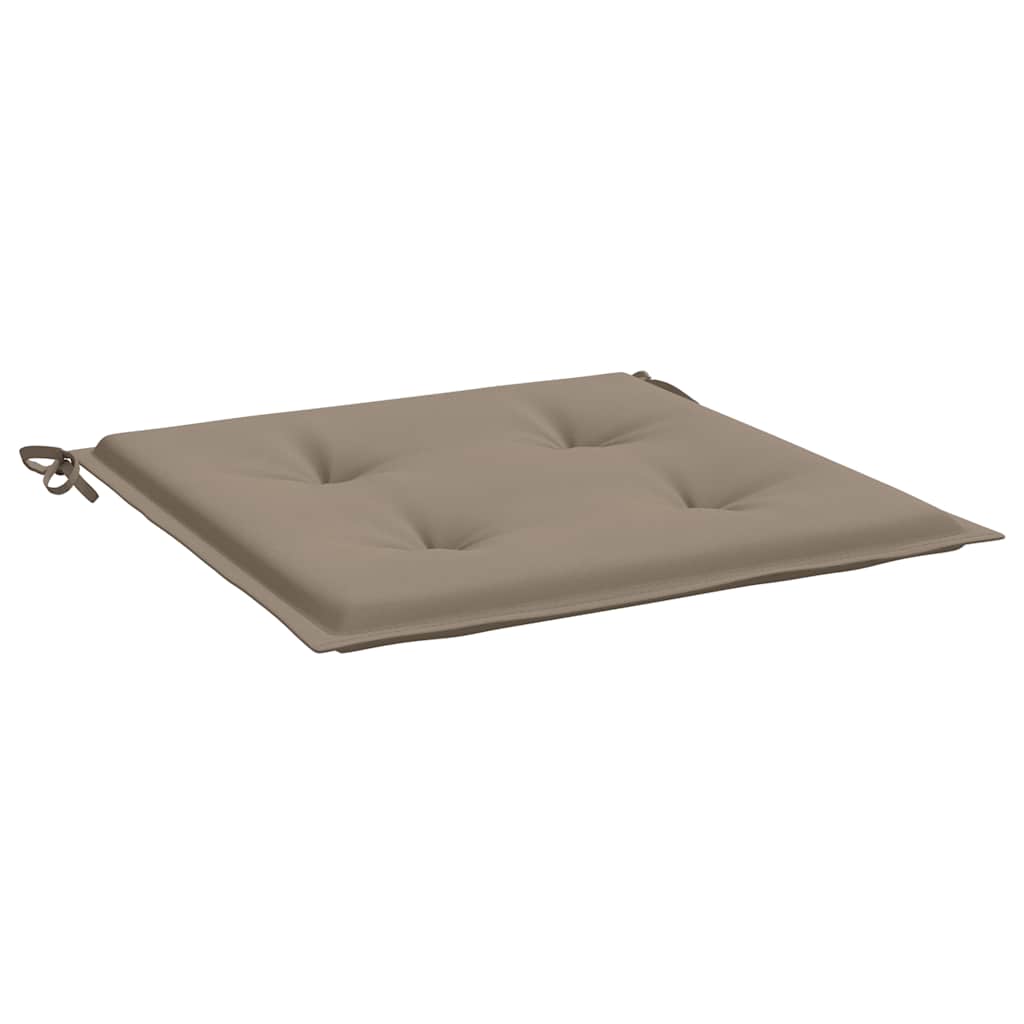 Gartenstuhl-Kissen 4 Stk. Taupe 50x50x4 cm Oxford-Gewebe