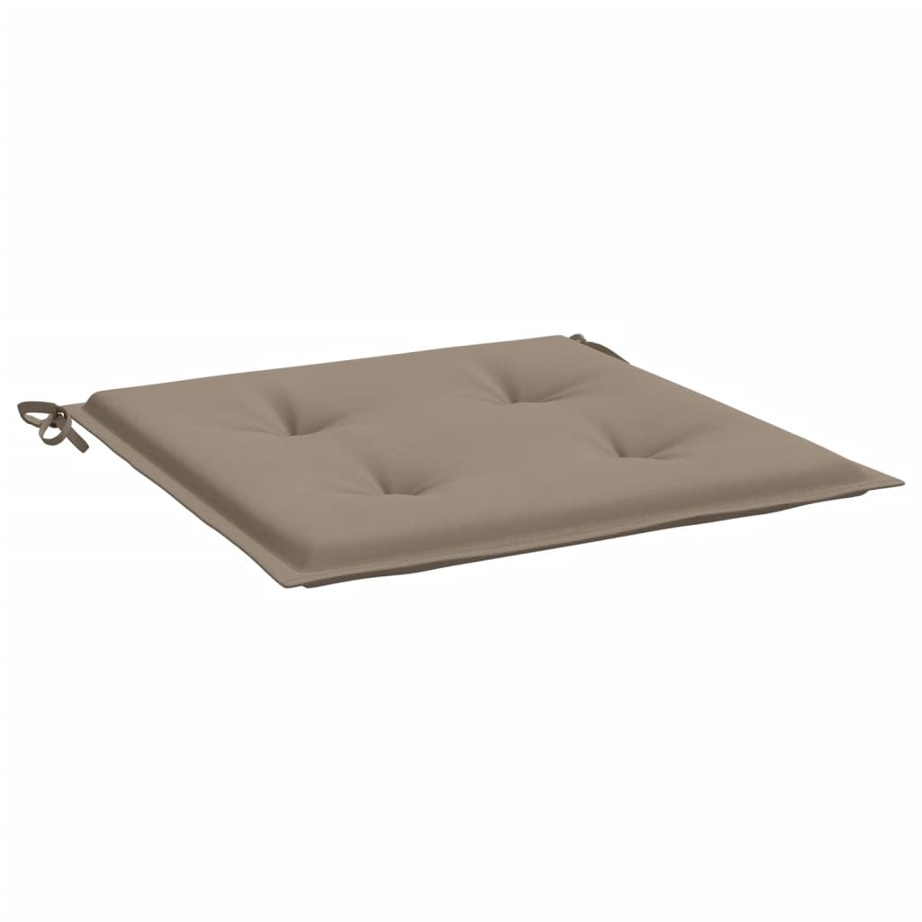 Gartenstuhl-Kissen 6 Stk. Taupe 50x50x4 cm Oxford-Gewebe