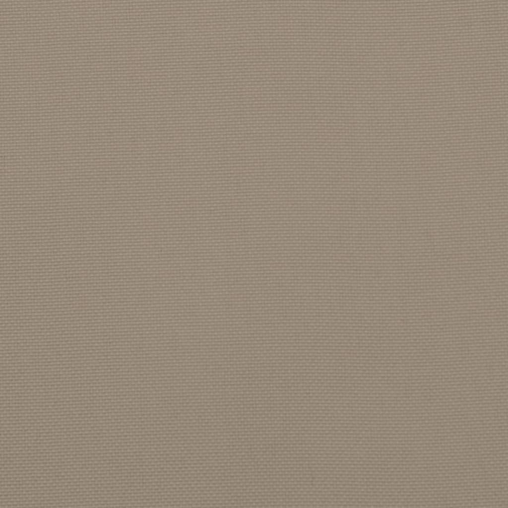 Gartenstuhl-Kissen 6 Stk. Taupe 50x50x4 cm Oxford-Gewebe
