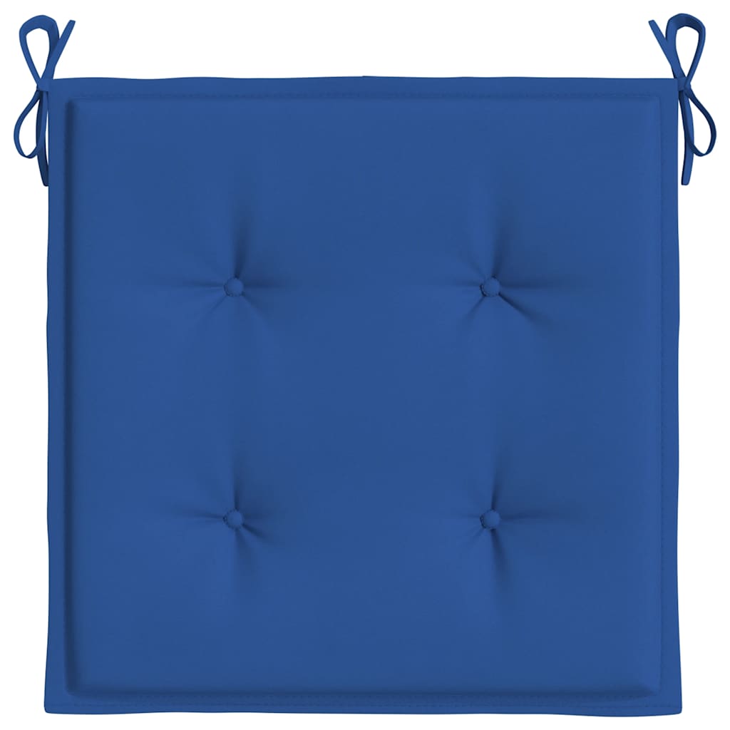 Gartenstuhl-Kissen 2 Stk. Königsblau 50x50x4 cm Oxford-Gewebe