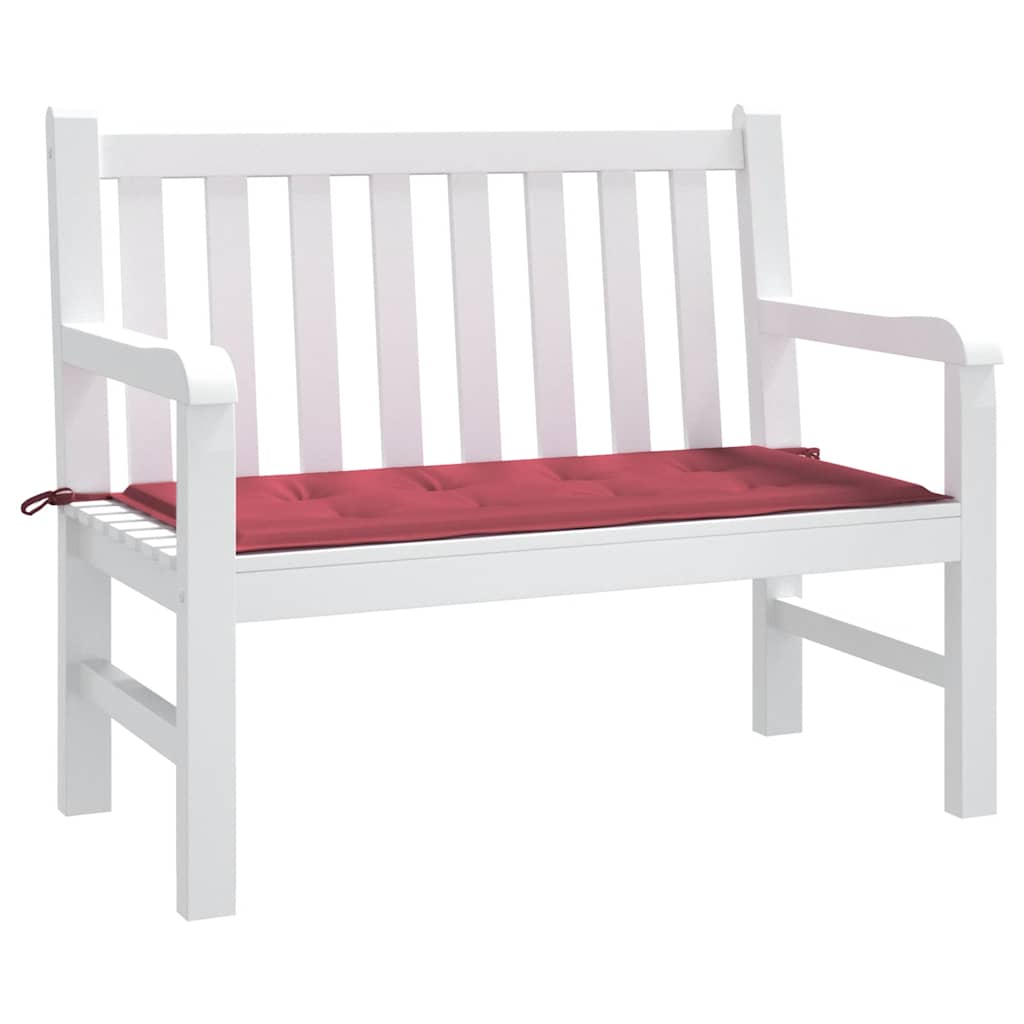Gartenbank-Auflage Weinrot 100x50x4 cm Oxford-Gewebe