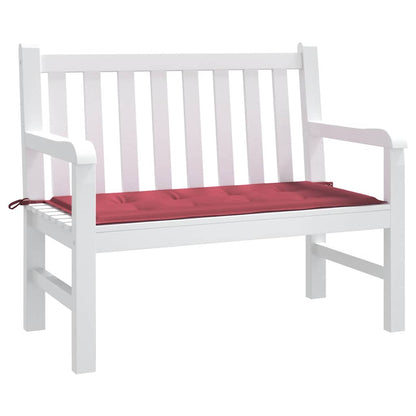 Gartenbank-Auflage Weinrot 100x50x4 cm Oxford-Gewebe