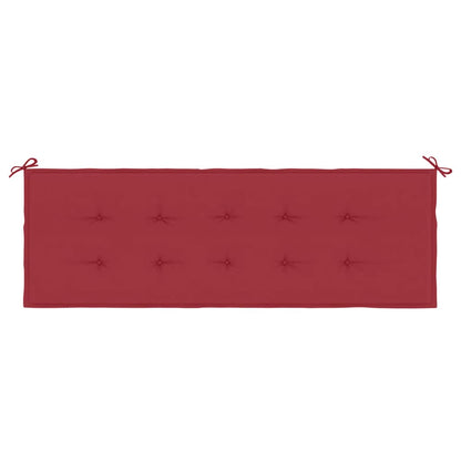Gartenbank-Auflage Weinrot 150x50x4 cm Oxford-Gewebe