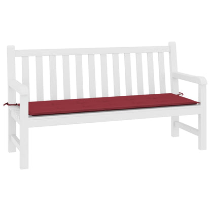 Gartenbank-Auflage Weinrot 200x50x4 cm Oxford-Gewebe