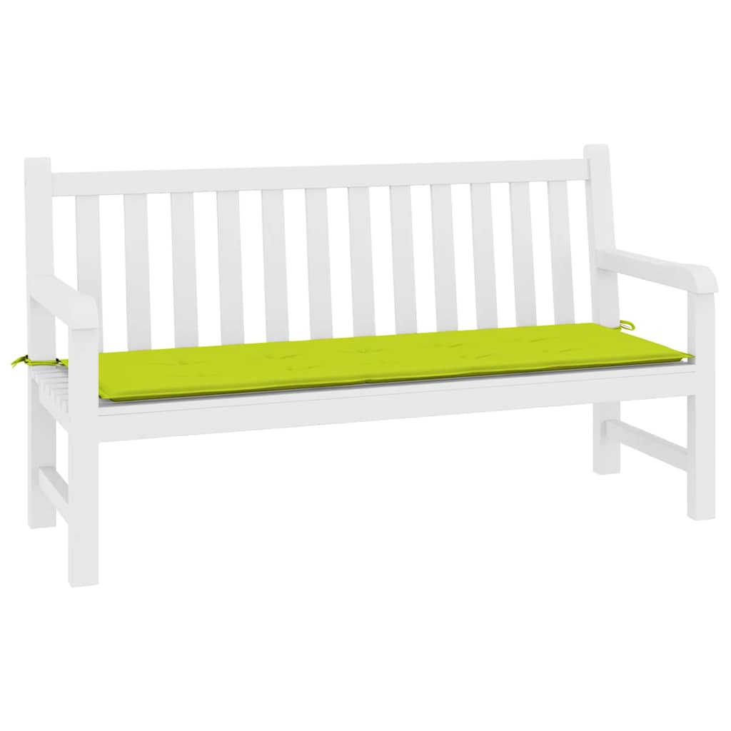 Gartenbank-Auflage Hellgrün 200x50x4 cm Oxford-Gewebe
