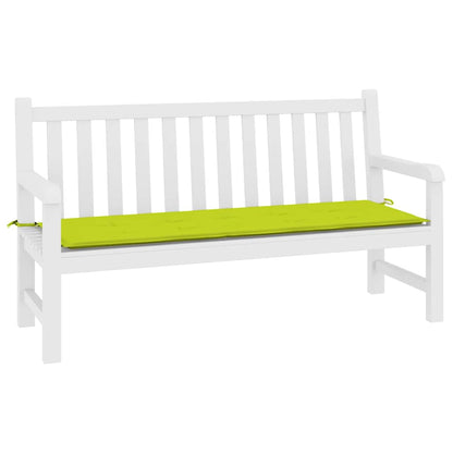 Gartenbank-Auflage Hellgrün 200x50x4 cm Oxford-Gewebe