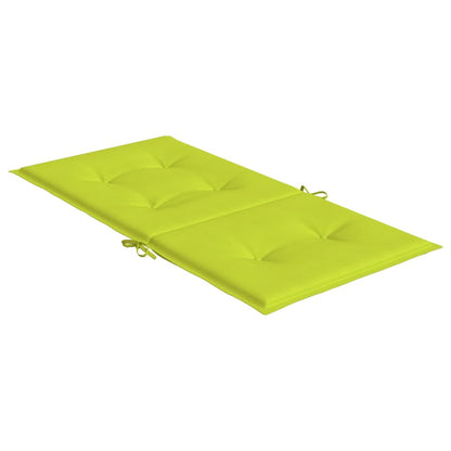 Gartenstuhlauflagen für Niedriglehner 4Stk Knallgrün 100x50x3cm