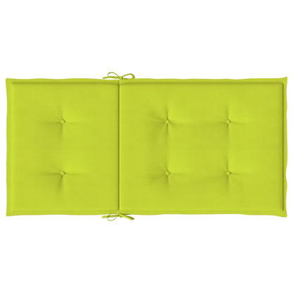 Gartenstuhlauflagen für Niedriglehner 4Stk Knallgrün 100x50x3cm