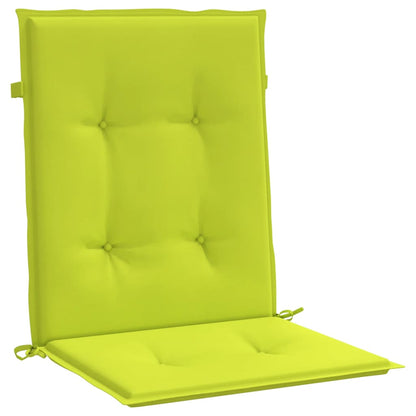 Gartenstuhlauflagen für Niedriglehner 6Stk Knallgrün 100x50x3cm