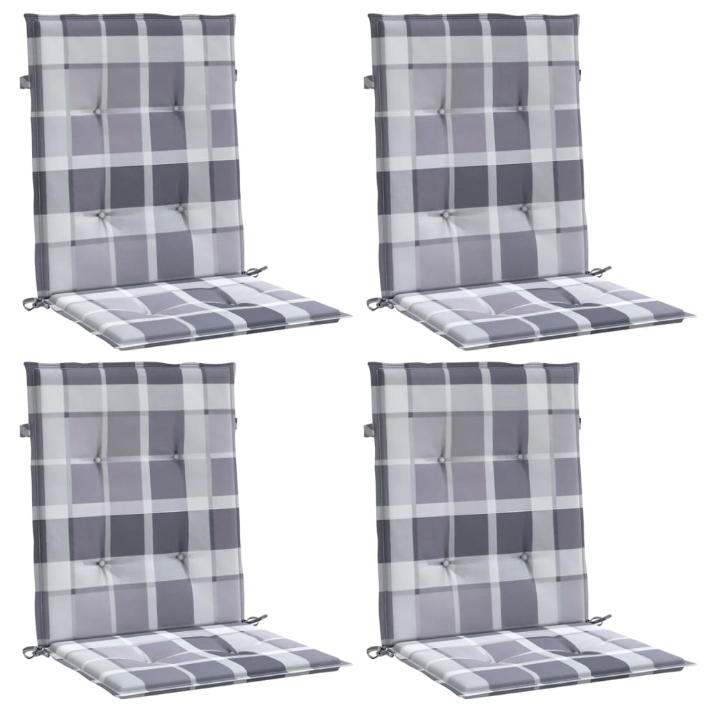 Gartenstuhlauflagen für Niedriglehner 4 Stk. 100x50x3 cm