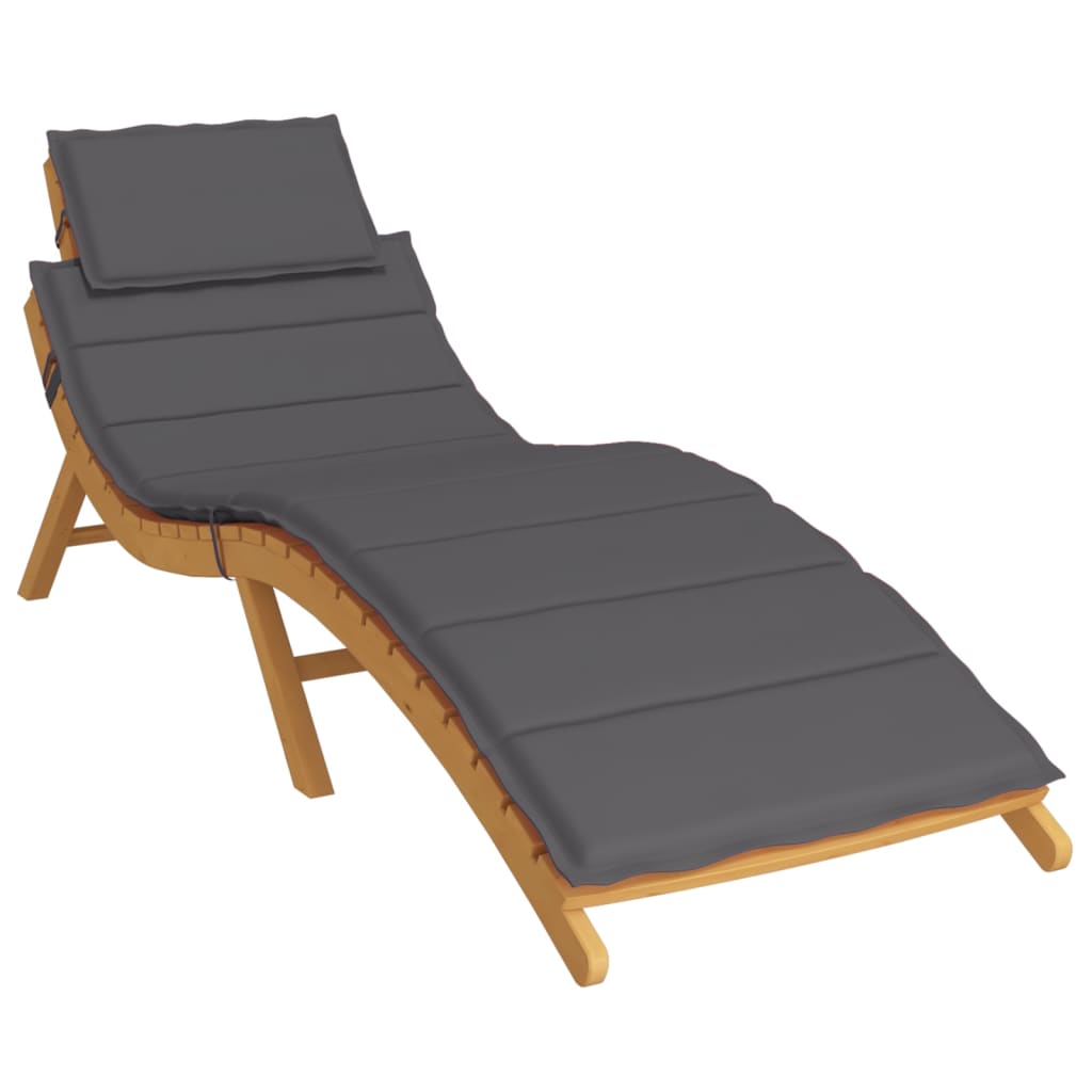 Sonnenliegen-Auflage Anthrazit 186x58x4 cm Oxford-Gewebe