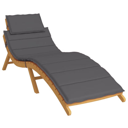 Sonnenliegen-Auflage Anthrazit 186x58x4 cm Oxford-Gewebe