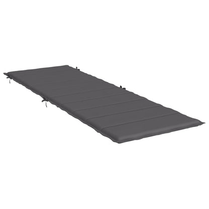 Sonnenliegen-Auflage Anthrazit 186x58x4 cm Oxford-Gewebe