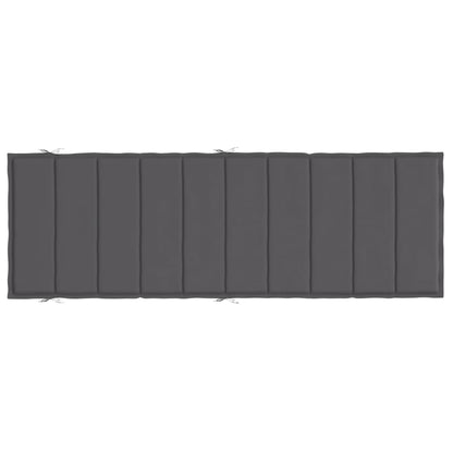 Sonnenliegen-Auflage Anthrazit 186x58x4 cm Oxford-Gewebe
