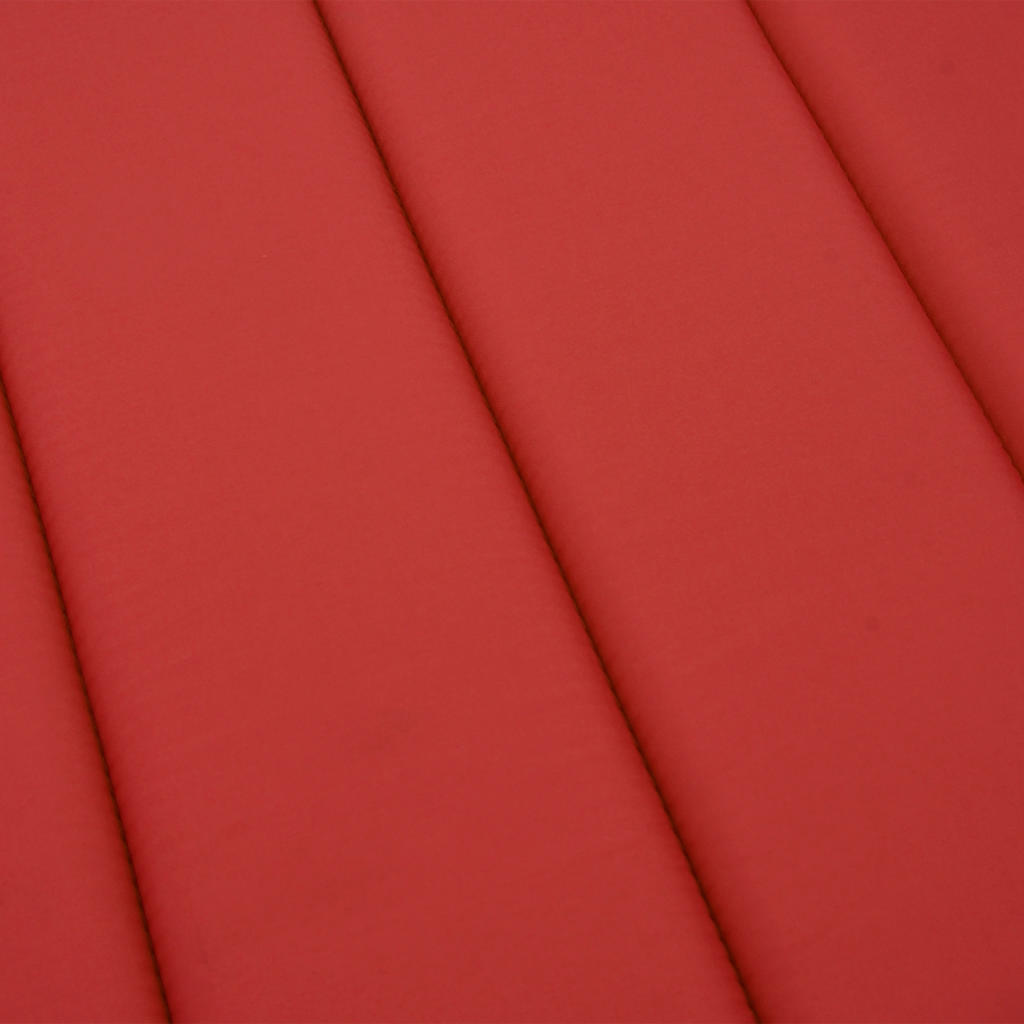 Sonnenliegen-Auflage Rot 186x58x4 cm Oxford-Gewebe