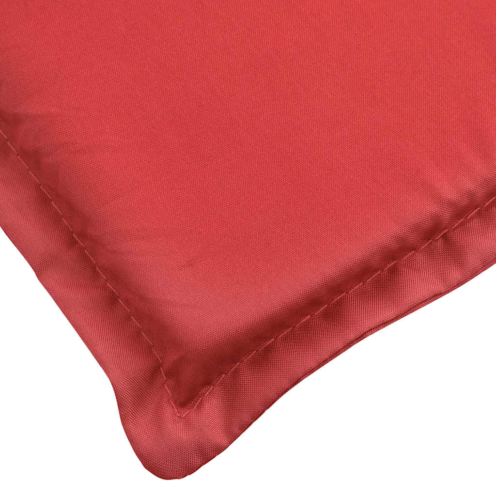 Sonnenliegen-Auflage Rot 186x58x4 cm Oxford-Gewebe