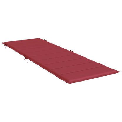 Sonnenliegen-Auflage Weinrot 186x58x4 cm Oxford-Gewebe