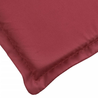 Sonnenliegen-Auflage Weinrot 186x58x4 cm Oxford-Gewebe