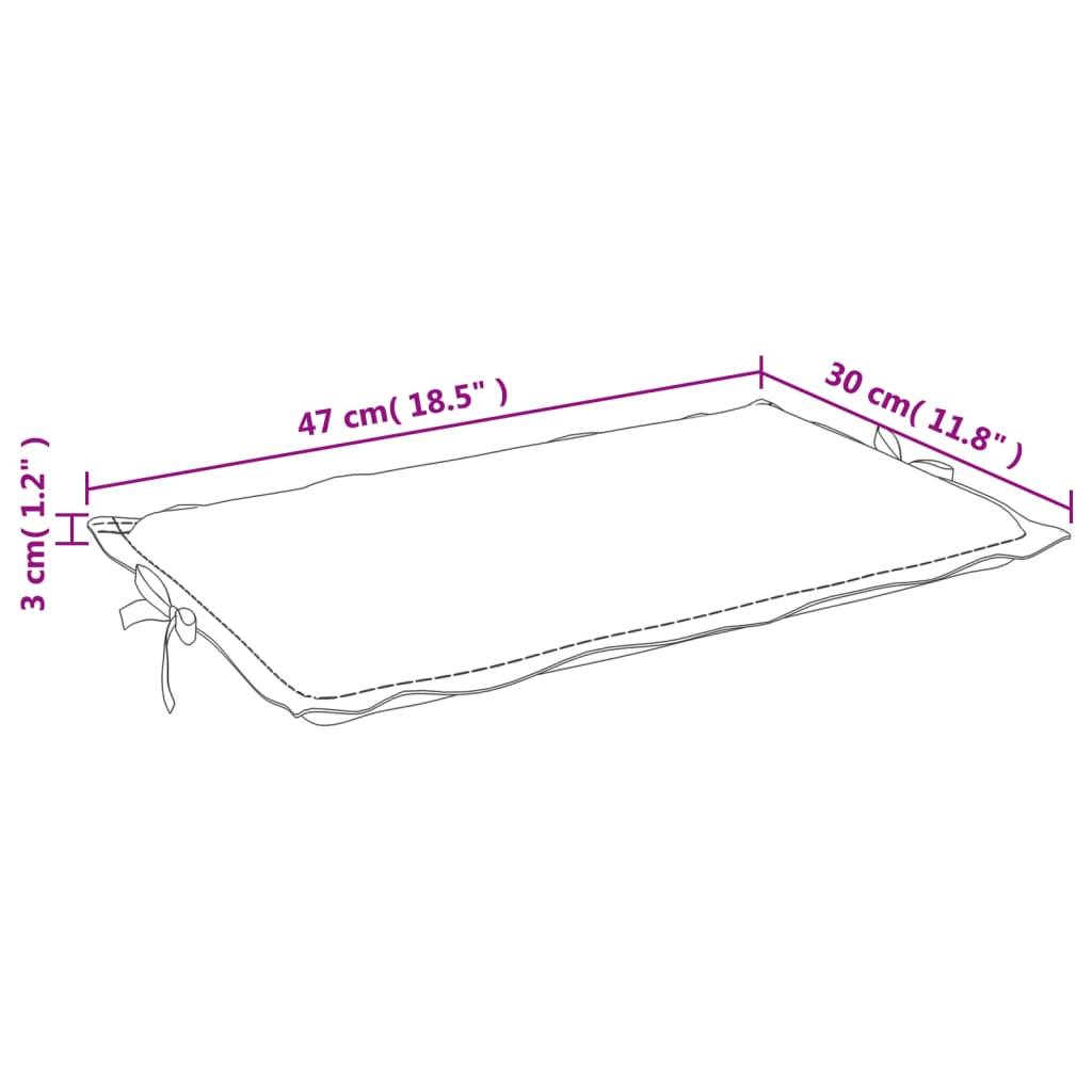 Sonnenliegen-Auflage Weinrot 186x58x4 cm Oxford-Gewebe