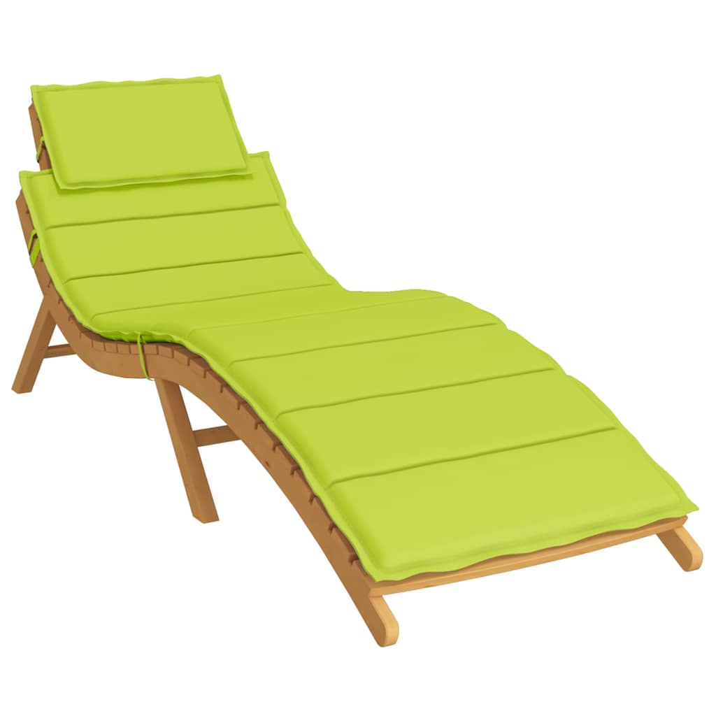Sonnenliegen-Auflage Hellgrün 186x58x4 cm Oxford-Gewebe