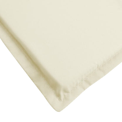 Liegestuhl-Auflage Creme (75+105)x50x4 cm